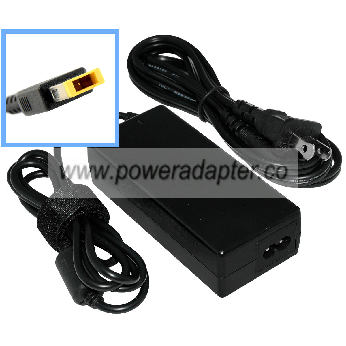 65W AC Adapter for Lenovo IdeaPad Yoga 13 Ultrabook Charger 20V 3.25A